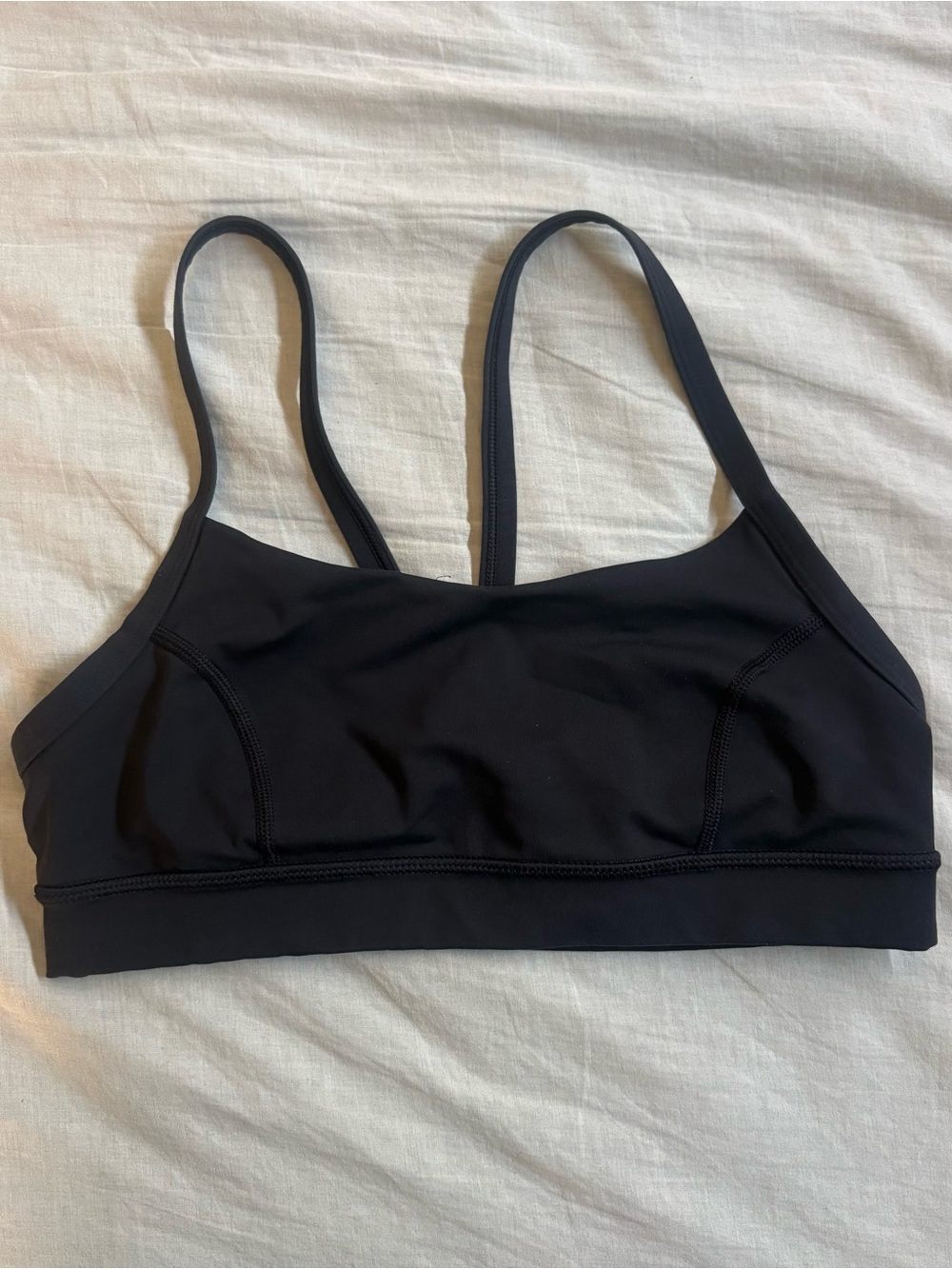 Lululemon Black Strappy Sports Bra